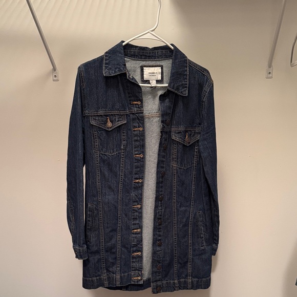 Forever 21 Dark Blue Jean Jacket - Picture 1 of 3